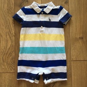 Janie and Jack baby boy romper